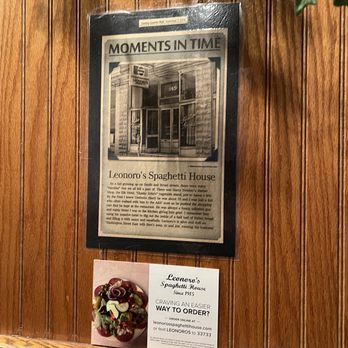 Leonoro's Restaurant - Interior - Italian Near Me - Charleston, West Virginia Leonoro's Restaurant - Interior - Italian Near Me - Charleston, West Virginia
