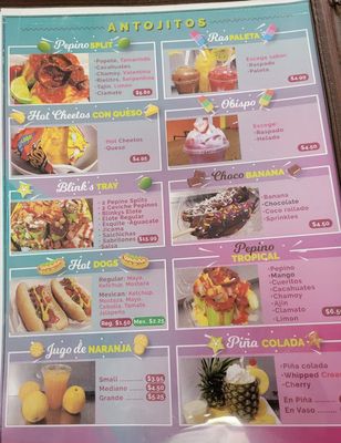 Menu photo 2 Blinkys Antojitos Newton, NC
