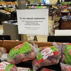 Giant Eagle - Food staples are conspicuously absent.
