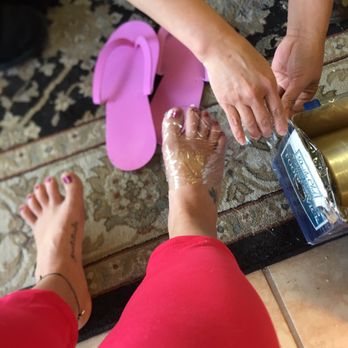 Tips N Toes - After drying your nails (non gel) they wrap your toes in plastic wrap then you slip your shoes on (cold winter days) what a good idea! - Nail Salons Near Me - Saint Paul, Minnesota Tips N Toes - After drying your nails (non gel) they wrap your toes in plastic wrap then you slip your shoes on (cold winter days) what a good idea! - Nail Salons Near Me - Saint Paul, Minnesota