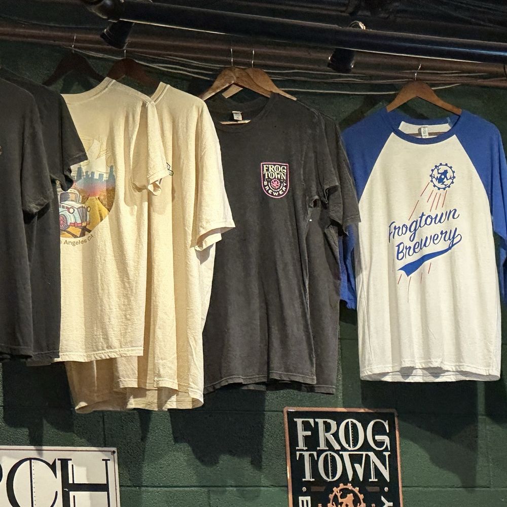 Frogtown Brewery - Lots of great merchandise for sale and discounted for members. - Breweries Near Me - Los Angeles, California Frogtown Brewery - Lots of great merchandise for sale and discounted for members. - Breweries Near Me - Los Angeles, California