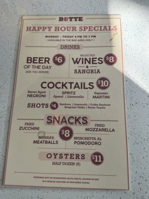 Menu photo 3 Botte Bar Astoria, NY Menu photo 3 Botte Bar Astoria, NY