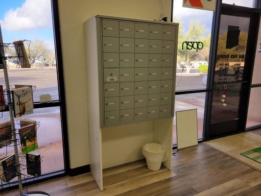 Rent your Mailbox TODAY - Secure and Convenient Mailbox Rentals at Ship Arizona
Looking for a reliable and secure place to receive your mail and packages? Ship Arizona offers top-notch mailbox rental services designed to meet your personal and business needs.
Privacy and Security: Enjoy peace of mind with our secure mailboxes, ensuring your mail and packages are safe and confidential.
Convenient Access: Access your mailbox at your convenience with our extended hours, making it easy to pick up your mail on your schedule.
Street Address Advantage: Use a real street address for your mailbox, perfect for business correspondence and package deliveries.
Package Acceptance: We accept packages from all carriers, so you never miss a delivery.
Mail Forwarding Services: Traveling or relocating? Take advantage of our mail forwarding services to ensure you never miss important correspondence.
Flexible Rental Plans: Choose from a variety of rental plans to suit your needs, whether short-term or long-term. Rent your Mailbox TODAY - Secure and Convenient Mailbox Rentals at Ship Arizona
Looking for a reliable and secure place to receive your mail and packages? Ship Arizona offers top-notch mailbox rental services designed to meet your personal and business needs.
Privacy and Security: Enjoy peace of mind with our secure mailboxes, ensuring your mail and packages are safe and confidential.
Convenient Access: Access your mailbox at your convenience with our extended hours, making it easy to pick up your mail on your schedule.
Street Address Advantage: Use a real street address for your mailbox, perfect for business correspondence and package deliveries.
Package Acceptance: We accept packages from all carriers, so you never miss a delivery.
Mail Forwarding Services: Traveling or relocating? Take advantage of our mail forwarding services to ensure you never miss important correspondence.
Flexible Rental Plans: Choose from a variety of rental plans to suit your needs, whether short-term or long-term.