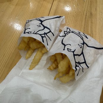 Burger Boy - How dare they call this a large fries?? My kids fries had more than this. SMH - Burgers Near Me - San Antonio, Texas