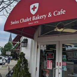 Exterior outside entrance of Swiss Chalet Bakery - Storefront - Morristown, New Jersey Exterior outside entrance of Swiss Chalet Bakery - Storefront - Morristown, New Jersey