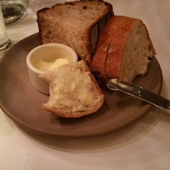 Chez Panisse - The bread served with your meal is good but unfortunately the butter is unsalted and usually pretty firm and difficult to spread - New American Near Me - Berkeley, California
