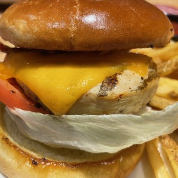 Applebee's Grill + Bar - Bacon Cheddar Grilled Chicken Sandwich - American Near Me - Houston, Texas Applebee's Grill + Bar - Bacon Cheddar Grilled Chicken Sandwich - American Near Me - Houston, Texas