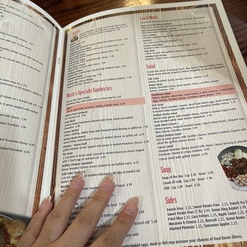 Marie's Diner - More menu. - Breakfast & Brunch Near Me - La Plata, Maryland Marie's Diner - More menu. - Breakfast & Brunch Near Me - La Plata, Maryland