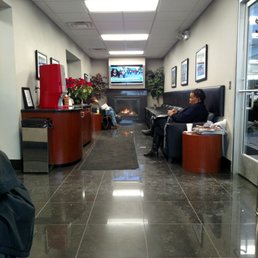 Look at the nice waiting room. Dealership seem to make the wait much nicer than those olden days. Look at the nice waiting room. Dealership seem to make the wait much nicer than those olden days.