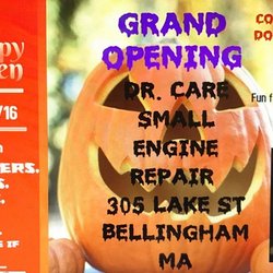 Dr Care Small Engine Repair - GRAND OPENING EVENT THIS SATURDAY!