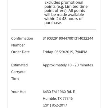 Pizza Hut - Pizza Near Me - Humble, Texas Pizza Hut - Pizza Near Me - Humble, Texas