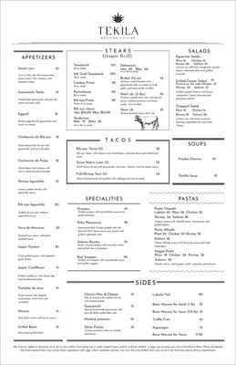 Menu photo 5 Tekila Mexican Cuisine Memphis, TN Menu photo 5 Tekila Mexican Cuisine Memphis, TN