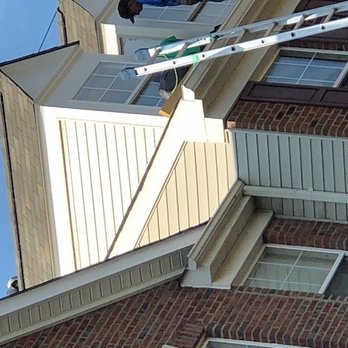 Mark Meredith - Found the best match to replace the 18 year old siding and replaced the dormer trim with PVC composite and paint matched to the house trim. - Painters Near Me