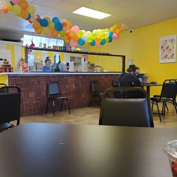Strawberry King Rolled Ice Cream - Front counter at work - Desserts Near Me - Pasadena, Texas Strawberry King Rolled Ice Cream - Front counter at work - Desserts Near Me - Pasadena, Texas