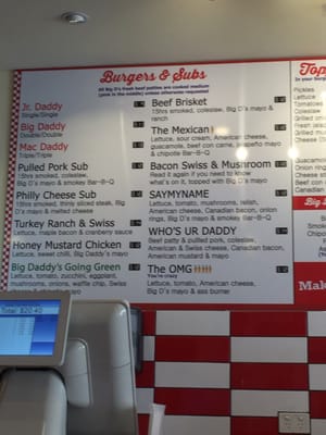Menu photo 2 Big Daddy's Burger Newtown, NSW Menu photo 2 Big Daddy's Burger Newtown, NSW