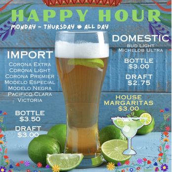 Los Portales Mexican Grill - Happy hour menu 2024 - Mexican Near Me - Saint Johns, Florida Los Portales Mexican Grill - Happy hour menu 2024 - Mexican Near Me - Saint Johns, Florida