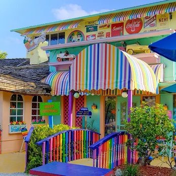 The Bubble Room - Wacky entrance to amazing place. - Desserts Near Me - Captiva, Florida