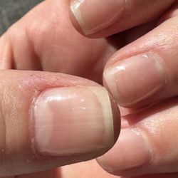 Aveda Gervais Day Spa & Salon - Cuticles unfinished.