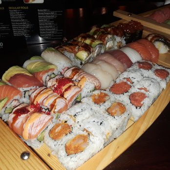 Honkaku Sushi - As pretty as this sushi boat is, I was pretty sad eating it. - Sushi Bars Near Me - Glendale Heights, Illinois Honkaku Sushi - As pretty as this sushi boat is, I was pretty sad eating it. - Sushi Bars Near Me - Glendale Heights, Illinois