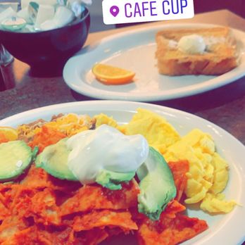 Cafe Cup - Chilaquiles and French toast - Breakfast & Brunch Near Me - Huntington Beach, California
