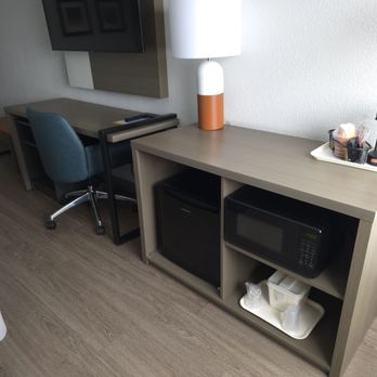 Comfort Inn Gallup I-40 Exit 20 - Mini-fridge, microwave, ice bucket & coffee service in room. TV is over the desk area - Hotels Near Me - Gallup, New Mexico Comfort Inn Gallup I-40 Exit 20 - Mini-fridge, microwave, ice bucket & coffee service in room. TV is over the desk area - Hotels Near Me - Gallup, New Mexico