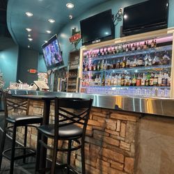 The Lion Indian Cuisine - The full bar is impressive.