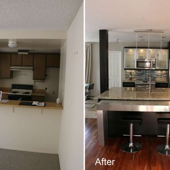 Design Tech Kitchens - My condo kitchen ... before and after - General Contractors Near Me - Los Angeles, California