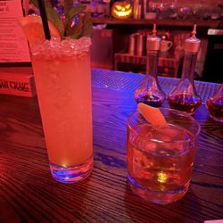 the L - Collab cocktail and Hey Ms Parker.