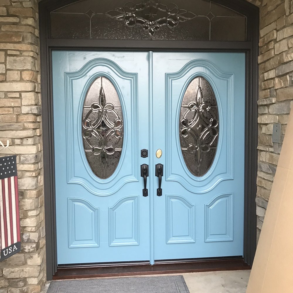 Coastside Painting - Newly painted front doors and trim. - Painters Near Me Coastside Painting - Newly painted front doors and trim. - Painters Near Me