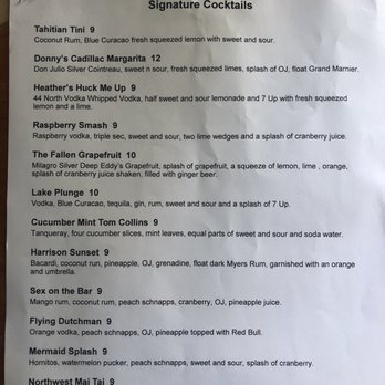 Donnie’s Bottoms Up - Drink menu - Cocktail Bars Near Me - Harrison, Idaho Donnie’s Bottoms Up - Drink menu - Cocktail Bars Near Me - Harrison, Idaho