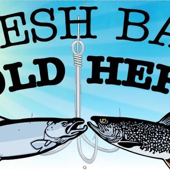 Super Mart - a fish hooked to a hook with the words fresh bait sold here - Grocery Near Me - Hammond, Oregon Super Mart - a fish hooked to a hook with the words fresh bait sold here - Grocery Near Me - Hammond, Oregon