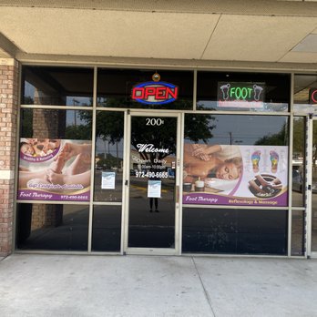 Foot Therapy - Front of our shop - Massage Therapy Near Me - Dallas, Texas
