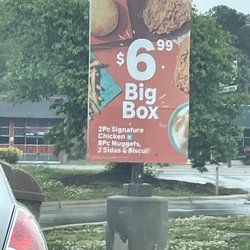 Popeyes Louisiana Kitchen - The big box special they refused to honor despite having four of these signs