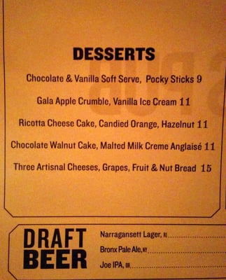 Menu photo 5 Joe's Pub at The Public New York, NY