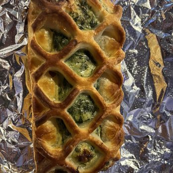 Felicitous - Spinach feta pastry. April 2026 - Coffee & Tea Near Me - Tampa, Florida Felicitous - Spinach feta pastry. April 2026 - Coffee & Tea Near Me - Tampa, Florida