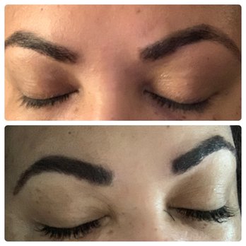 Karma Eyebrow Threading and Henna - Natural length lashes and brow tent. Very natural for every day. - Threading Services Near Me - Clinton, Maryland