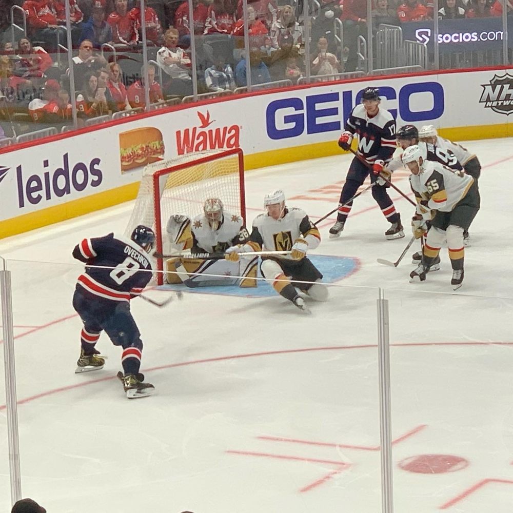 Capital One Arena - Ovi setting up in his "office" and doing Ovi things. - Stadiums & Arenas Near Me - Washington, DC, District of Columbia