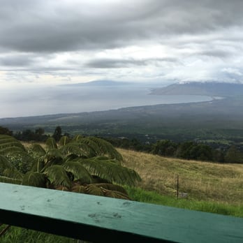 Thompson Ranch and Riding Stables - View from the cabin at the top! - Horseback Riding Near Me - Kula, Hawaii Thompson Ranch and Riding Stables - View from the cabin at the top! - Horseback Riding Near Me - Kula, Hawaii