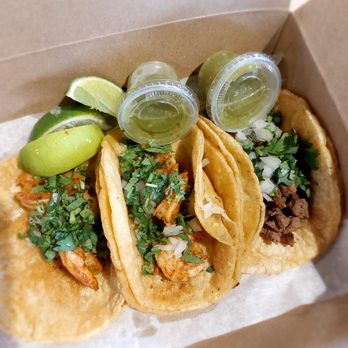 Limón Taqueria - 2 shrimp tacos and 1 steak - Tacos Near Me - Indianapolis, Indiana Limón Taqueria - 2 shrimp tacos and 1 steak - Tacos Near Me - Indianapolis, Indiana