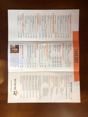 Menu photo 8 Mission BBQ Orlando, FL