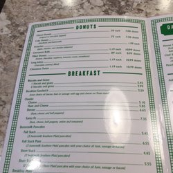 Southern Maid - Menu