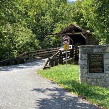 Harrisburg Covered Bridge - Historical marker - Landmarks & Historical Buildings Near Me