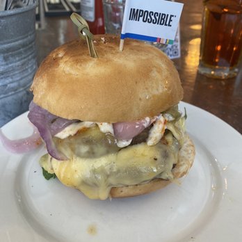 Duke's Counter - Impossible Duke's Burger with gluten free bun - Burgers Near Me - Washington, DC, District of Columbia Duke's Counter - Impossible Duke's Burger with gluten free bun - Burgers Near Me - Washington, DC, District of Columbia