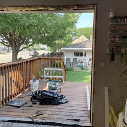 Replacing rotted door frame