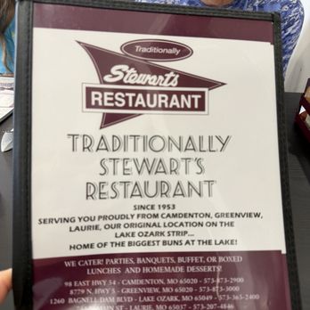 Stewarts - Menu cover - Breakfast & Brunch Near Me - Gravois Mills, Missouri