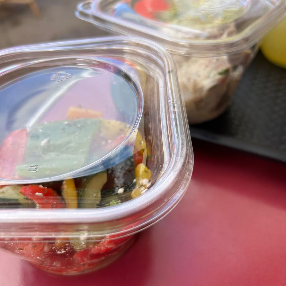 Moulin - Greek salad and potato salad - Bakeries Near Me - Newport Beach, California Moulin - Greek salad and potato salad - Bakeries Near Me - Newport Beach, California