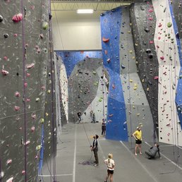 Top rope and sport rope area Top rope and sport rope area
