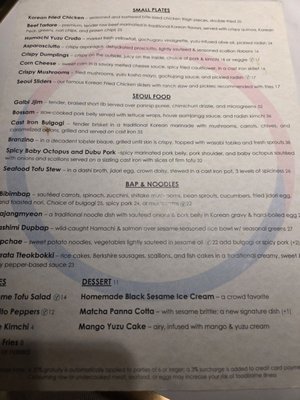 Menu photo 5 Seoul BAP New York, NY