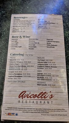 Menu photo 2 Avicolli's Pizza Camden, NY