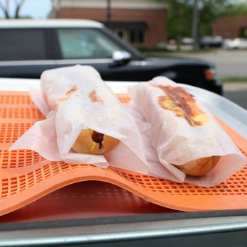 Hot Dog Stand - two hot dogs wrapped in paper - Hot Dogs Near Me - Grand Blanc, Michigan